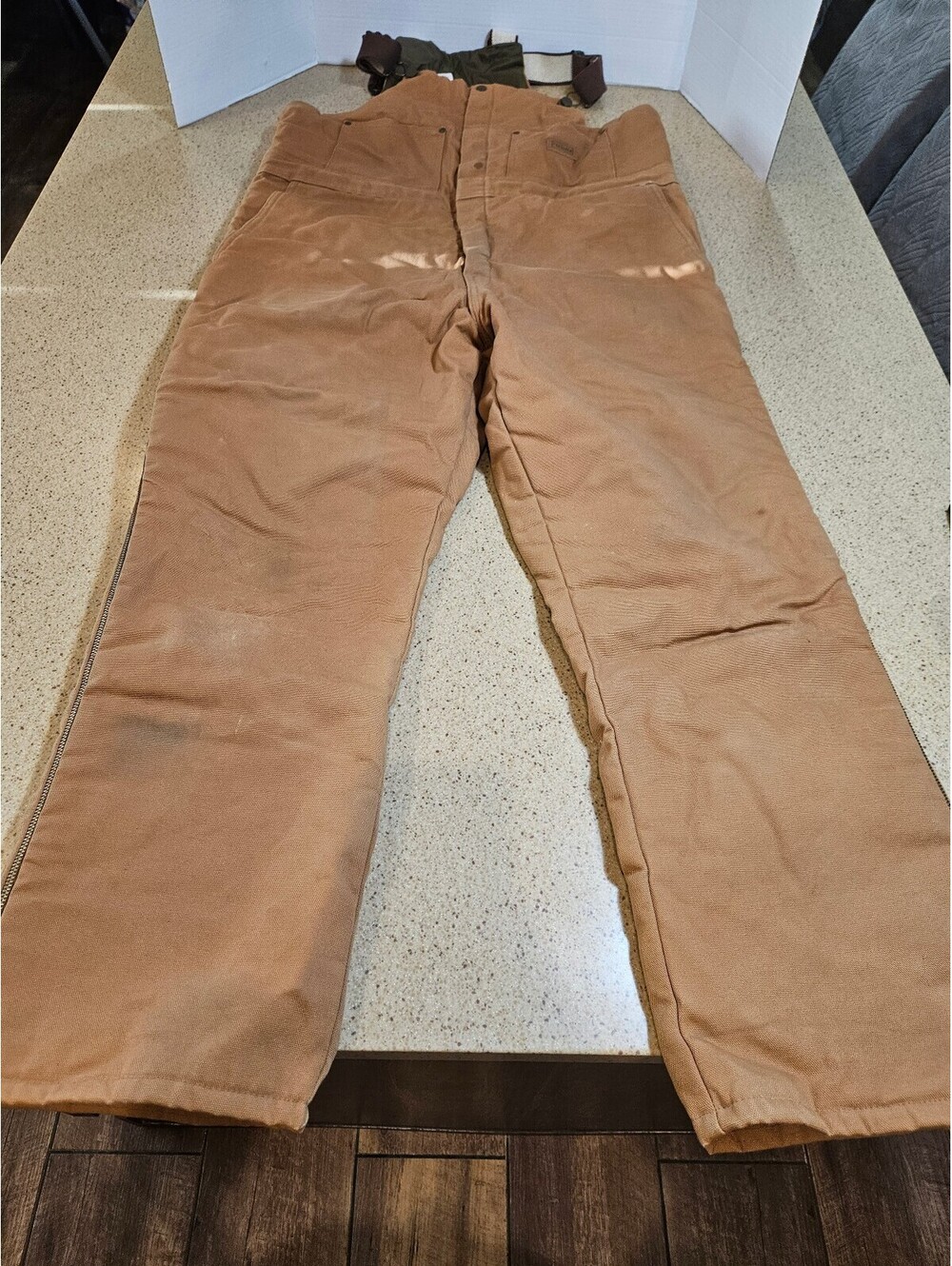 Walls Blizzard-Pruf insulated brown bib overalls